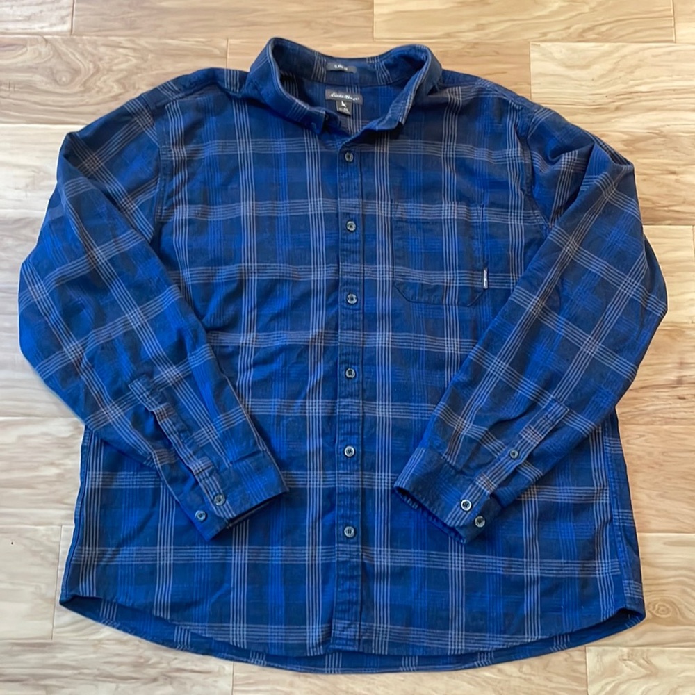 Eddie Bauer Classic Fit, Button Down Plaid Shirt, 2XL